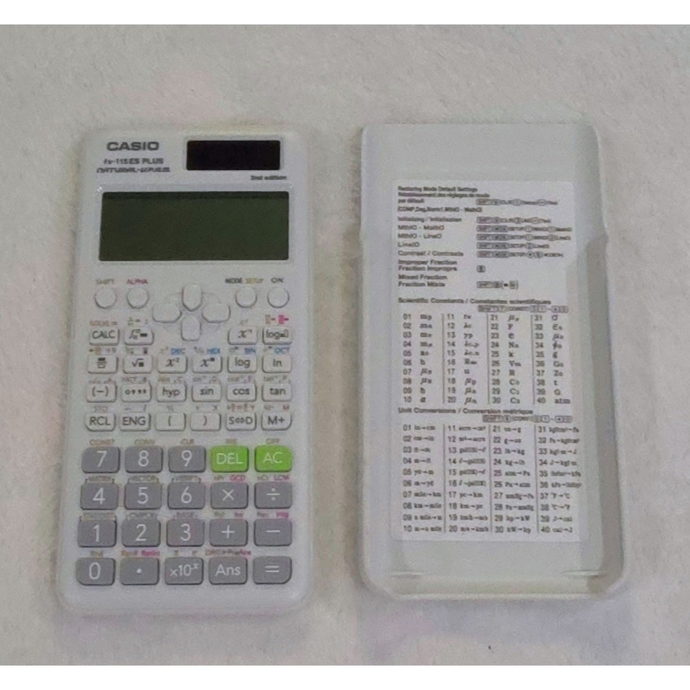 Casio fx-115ES PLUS 2nd Edition Advanced Scientific Calculator White